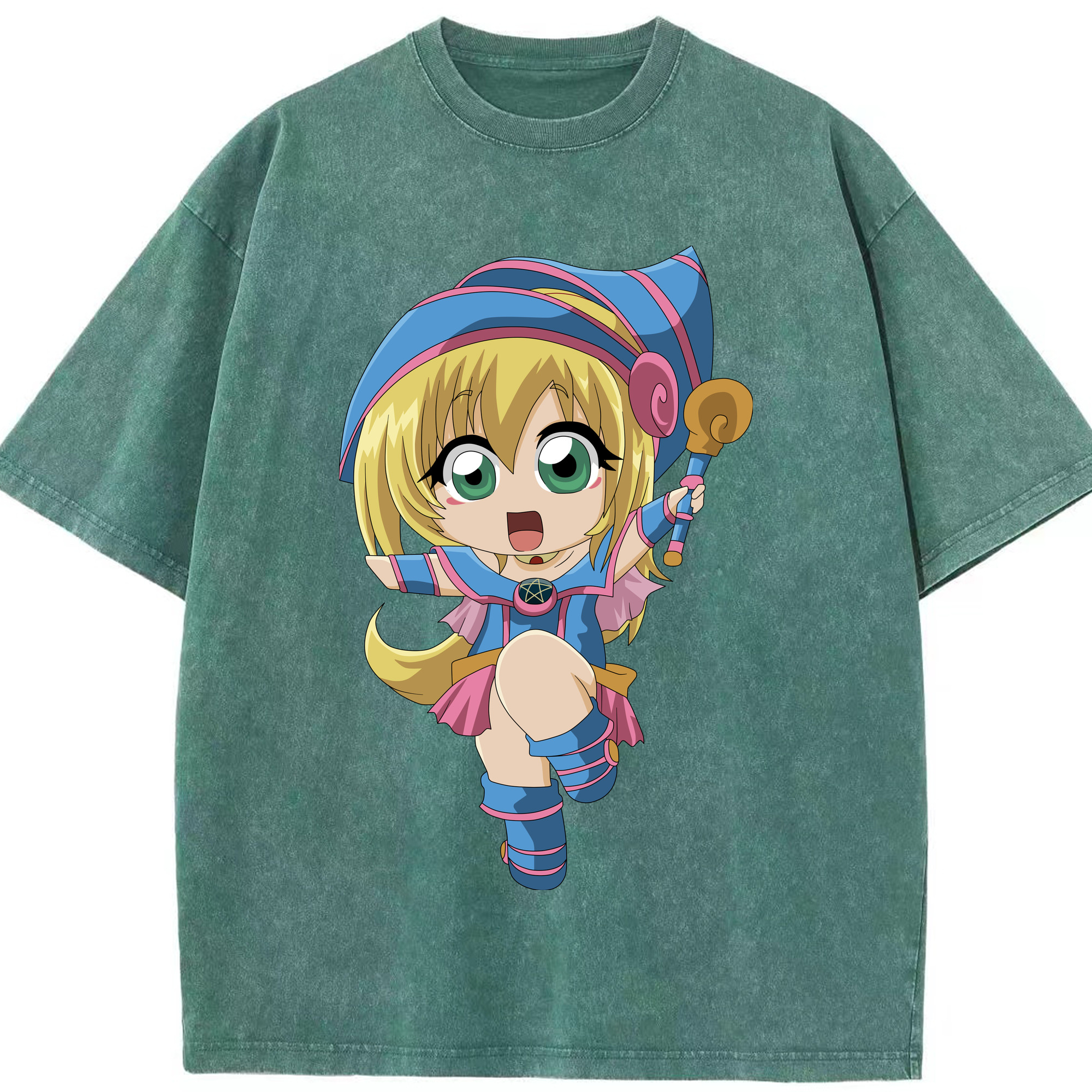 （画像用） 遊☆戯☆王 Yu-Gi-Oh! 綿100% ヴィンテージ風 半袖Tシャツ（フロントプリント）